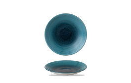 Aqueous Lagoon Deep Coupe Plate